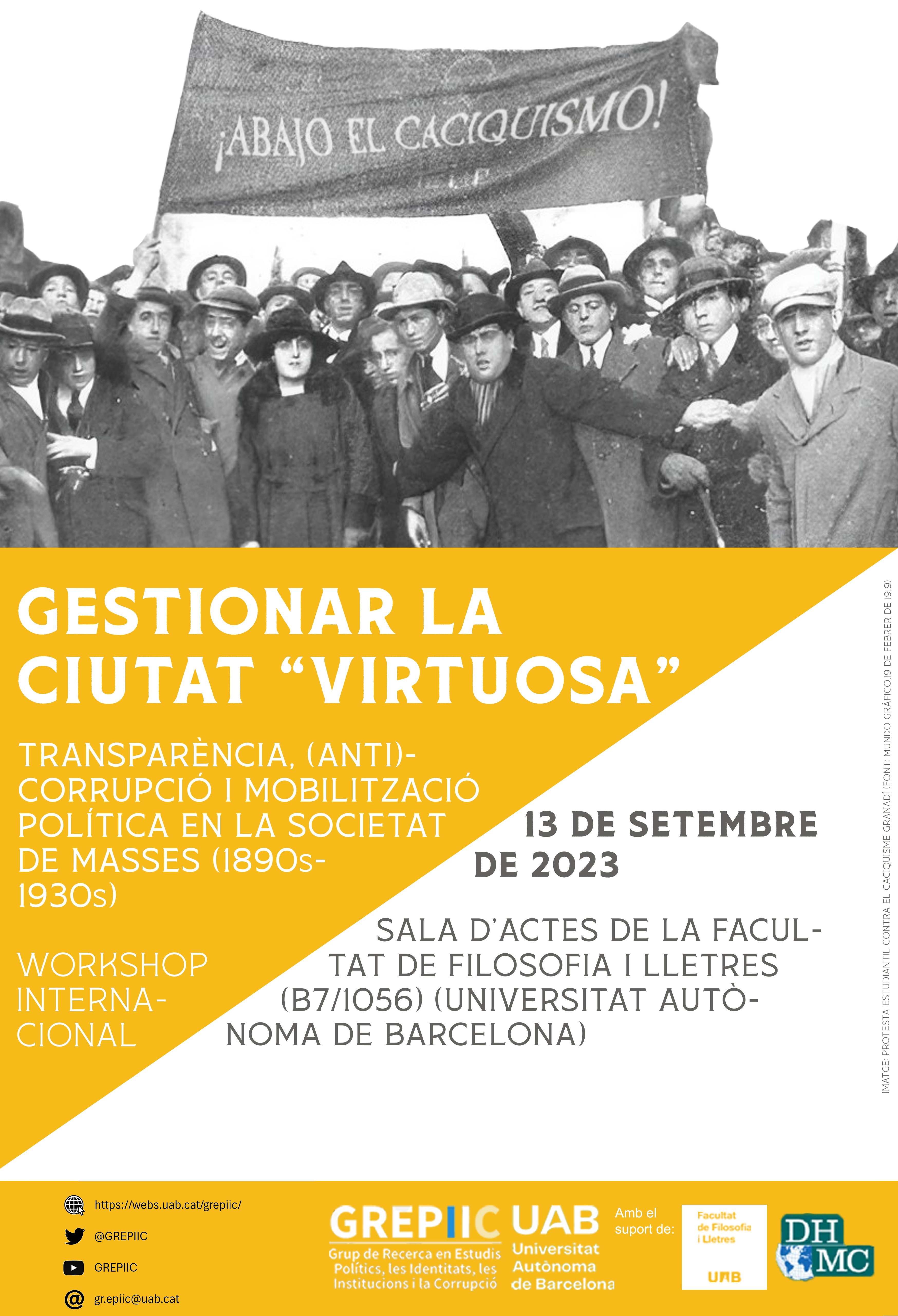 Cartell Abajo el caciquismo